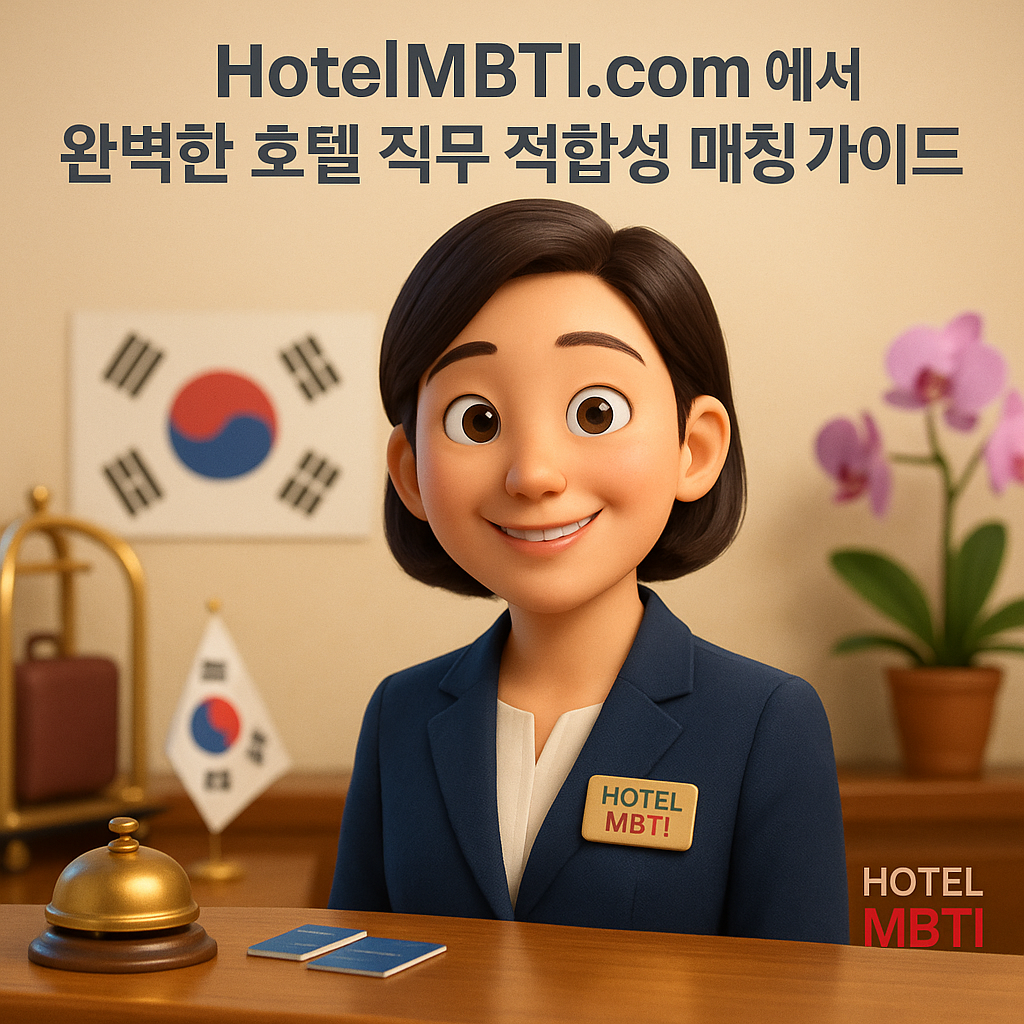 호텔MBTI] HotelMBTI.com 에서 완벽한 호텔 직무 적합성 매칭 가이드 
