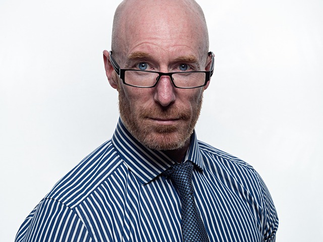 Executive being interviewed in a corporate setting