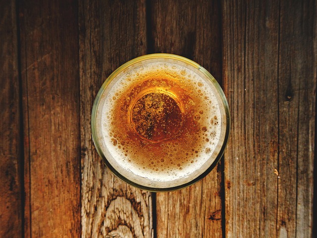 맥주 시음 부스에서 시음하는 사람들